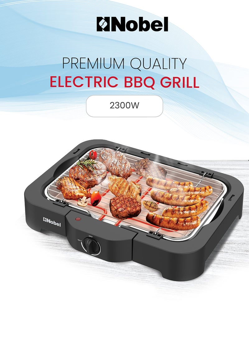 Nobel Electric Grill 2300W with adjustable temperature knob